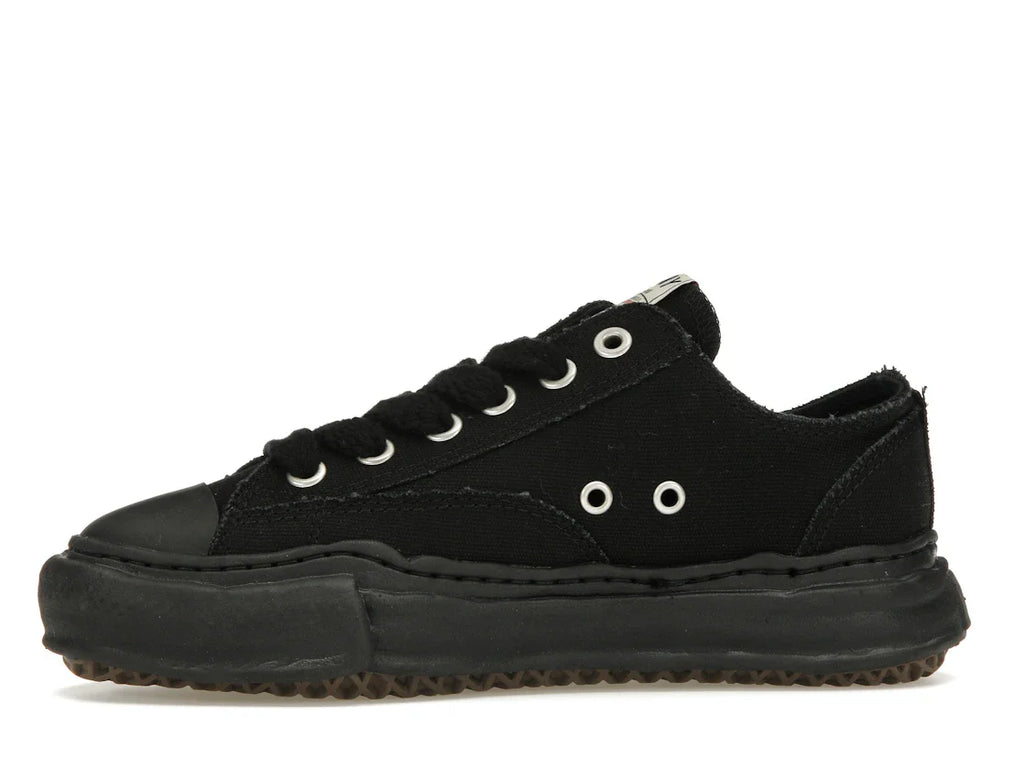 Maison Mihara Yasuhiro Peterson OG Sole Canvas Low Schwarz Schwarz