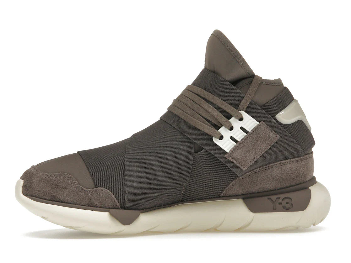 adidas Y-3 Qasa High Braun Creme Weiß
