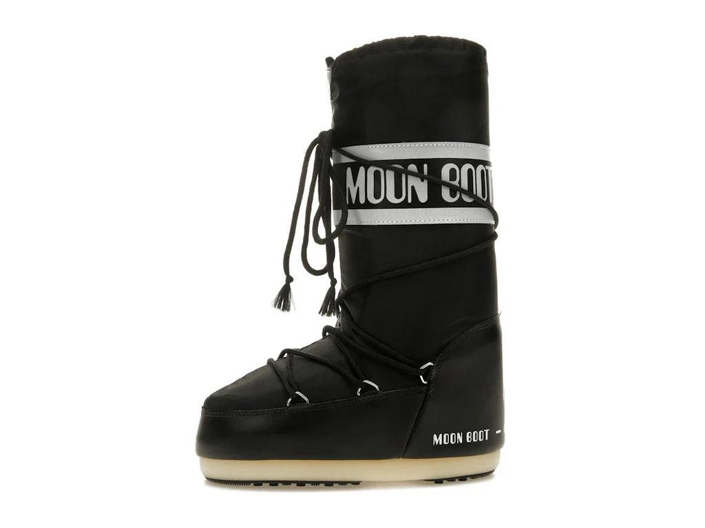 Moon Boot Icon Nylonstiefel Schwarz