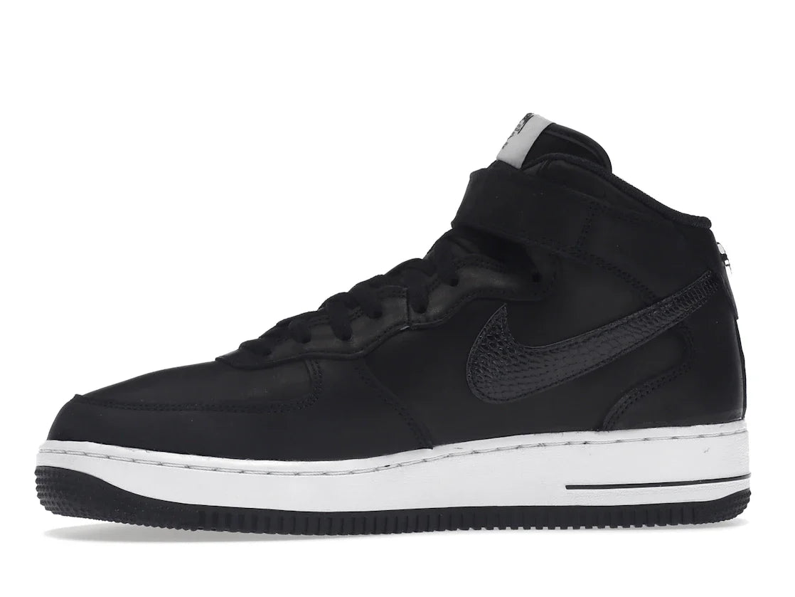 Nike Air Force 1 Mid Stussy Schwarz Weiß