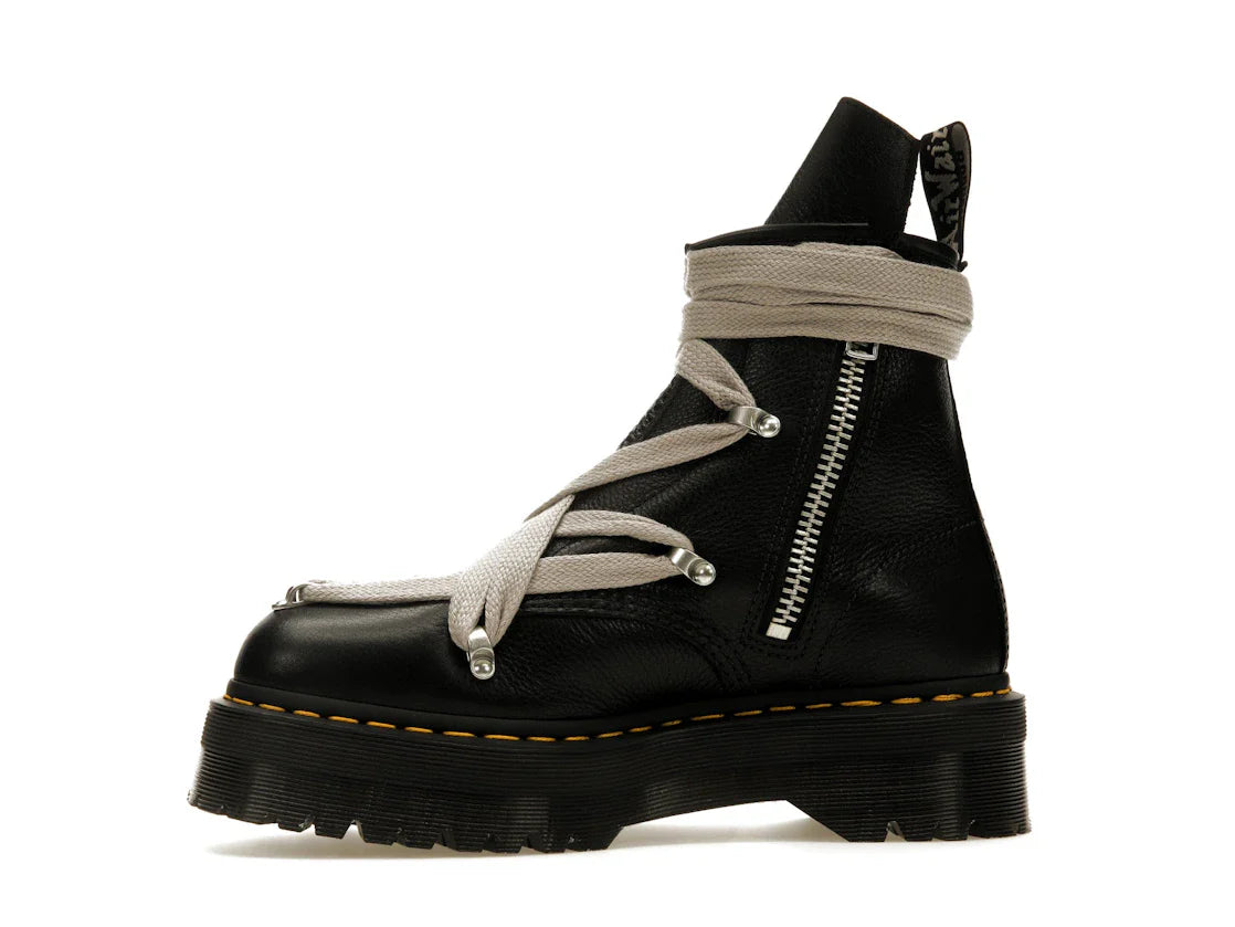 Dr. Martens 1460 Quad Ledersohle Pentagramm-Schnürstiefel Rick Owens Schwarz