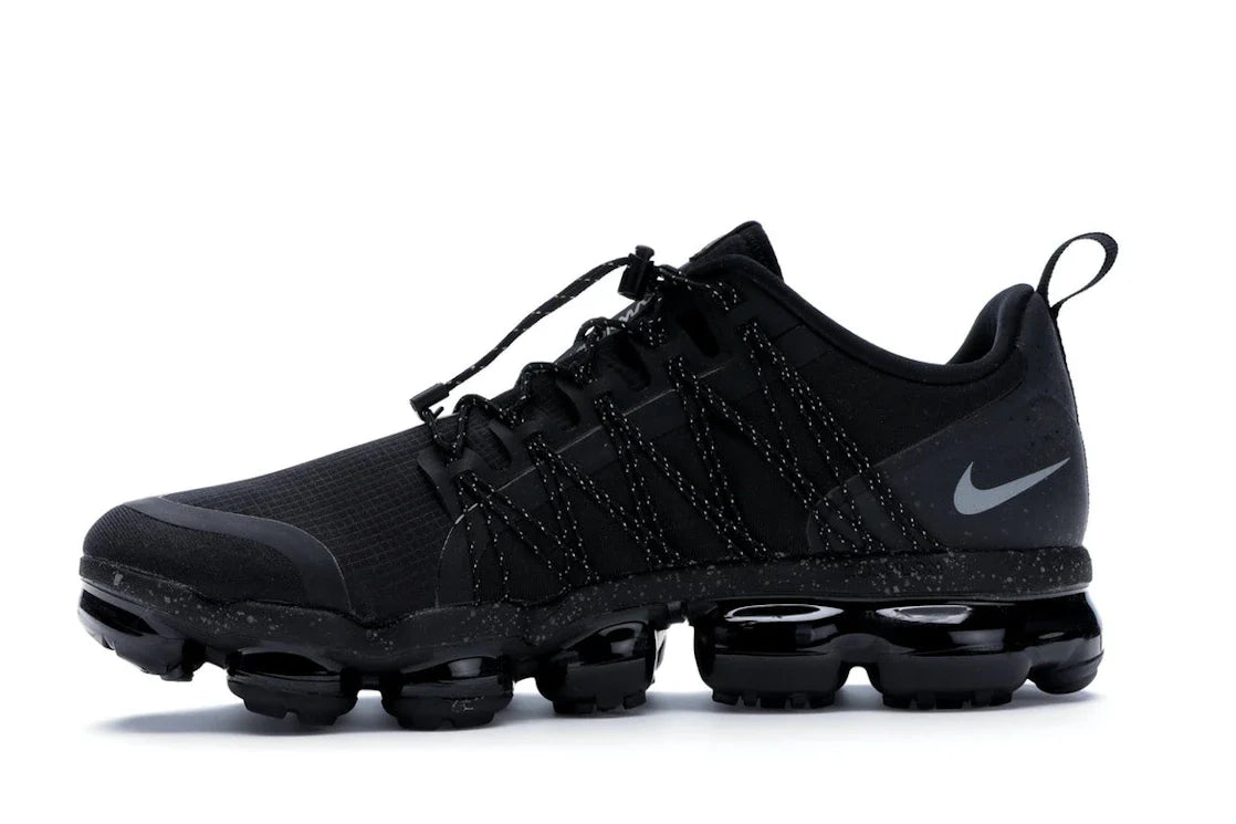 Nike Air VaporMax Run Utility Schwarz Reflektierendes Silber