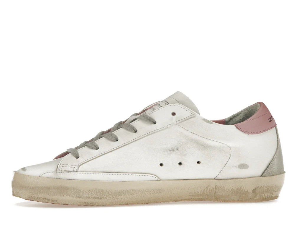 Golden Goose Super-Star Weiß Hellrosa (Damen)