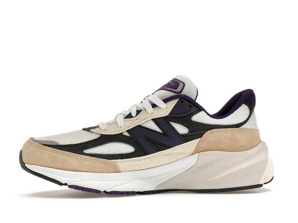 New Balance 990v6 MiUSA Teddy Santis Weiß Schwarz Pflaume