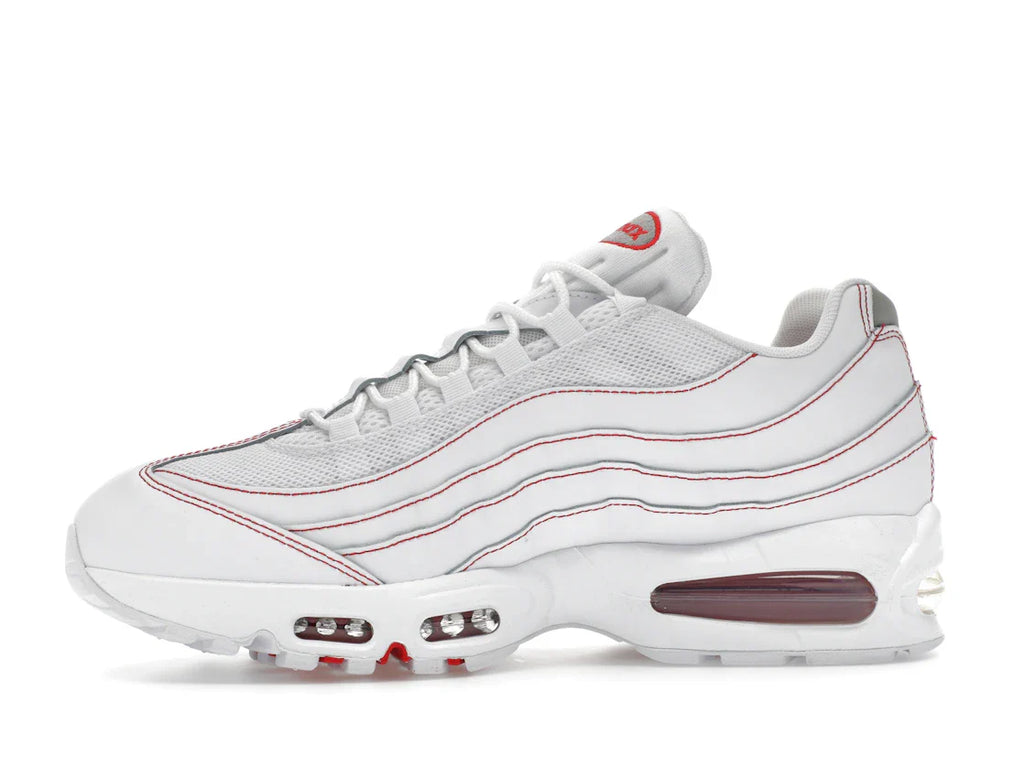Nike Air Max 95 OG Big Bubble Weiß Universitätsrot