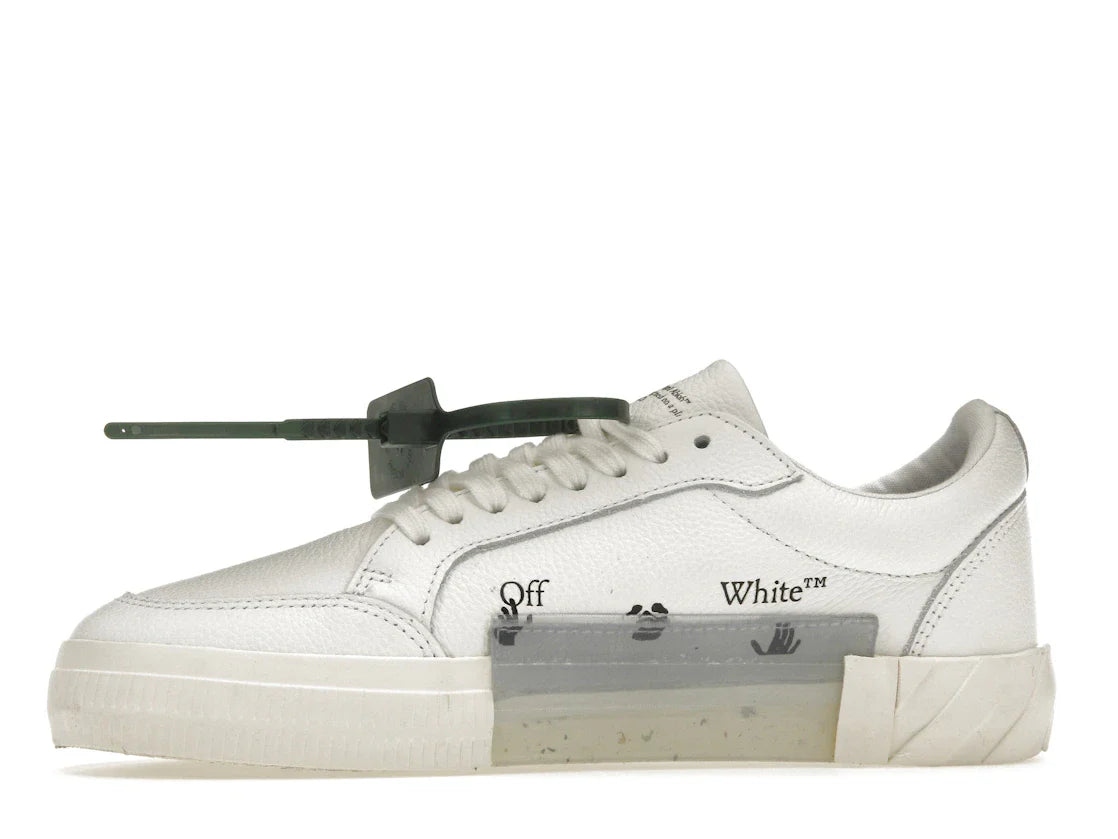 OFF-WHITE Vulc Low Leder Weiß SS22