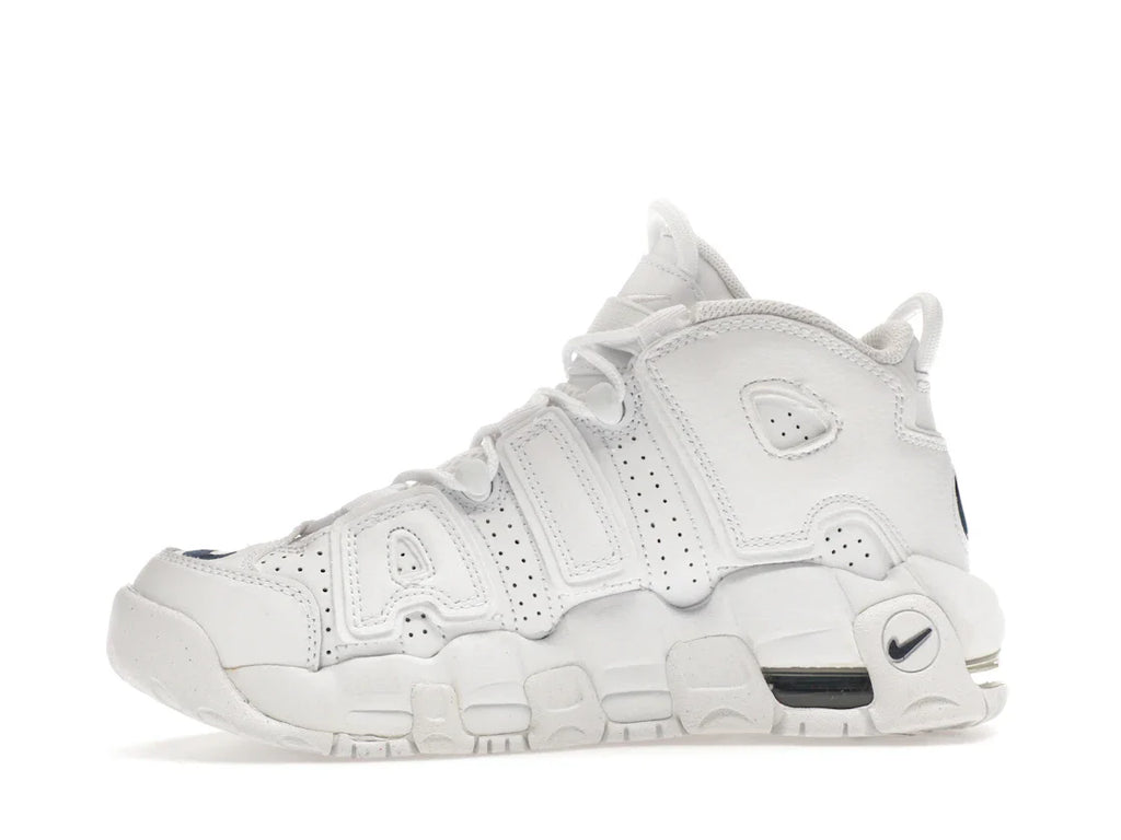 Nike Air More Uptempo Weiß Mitternachtsblau (GS)