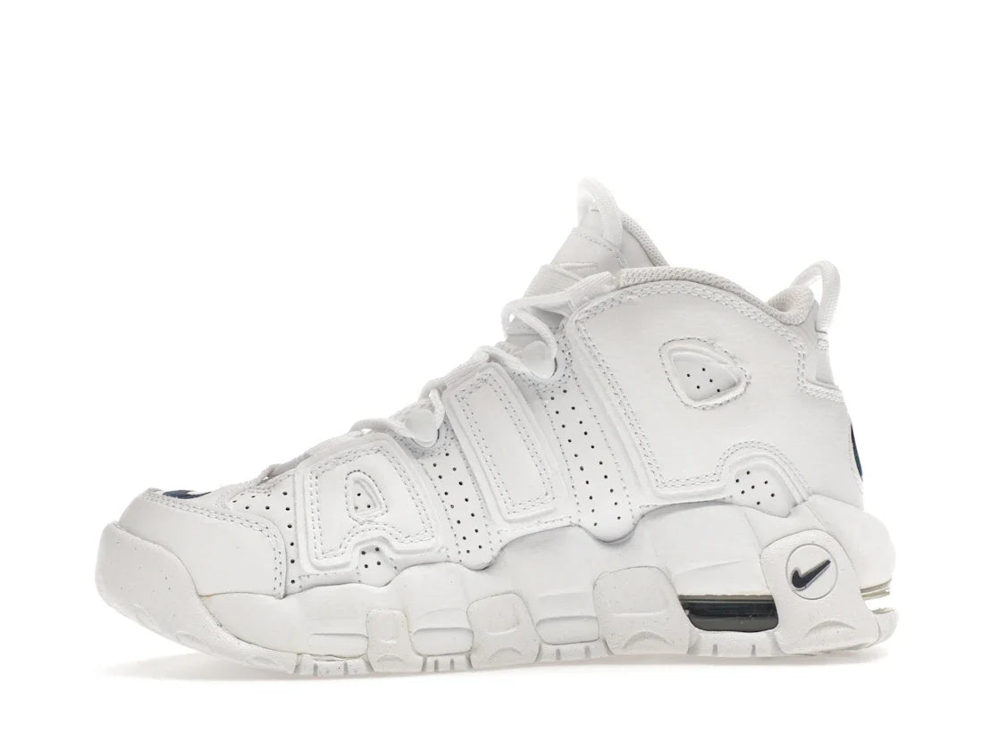 Nike Air More Uptempo Weiß Mitternachtsblau (GS)