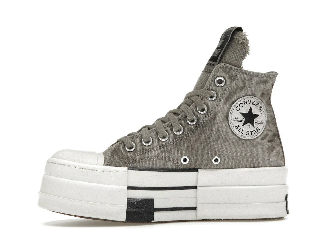 Converse DBL DRKSTAR Chuck Taylor All Star 70 Hi Rick Owens DRKSHDW Overdye Concrete