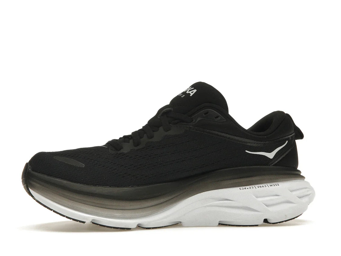 Hoka One One Bondi 8 Schwarz Weiß (Damen)