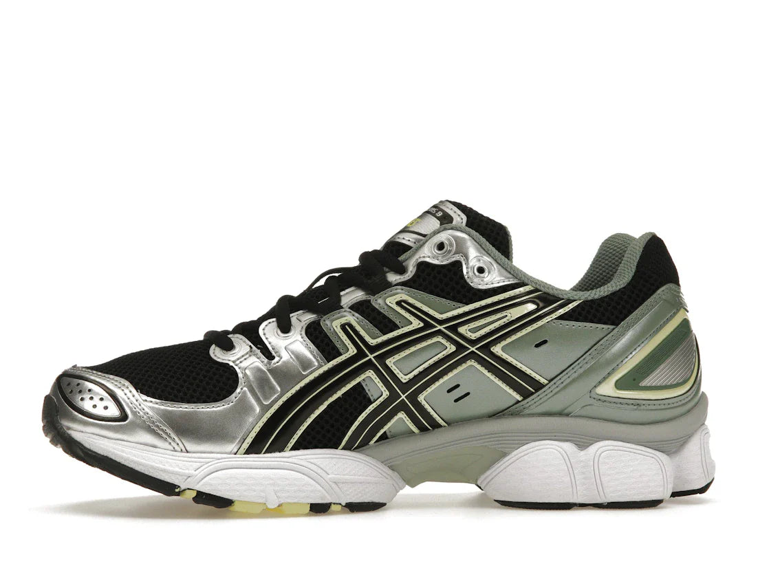 ASICS Gel-Nimbus 9 Schwarz Grün Gelb Silber