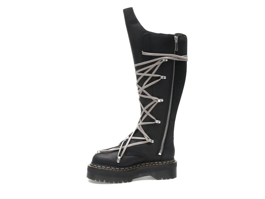 Dr. Martens 1460 DRKSHDW Quad Sole Pentalace Boot Rick Owens Schwarz