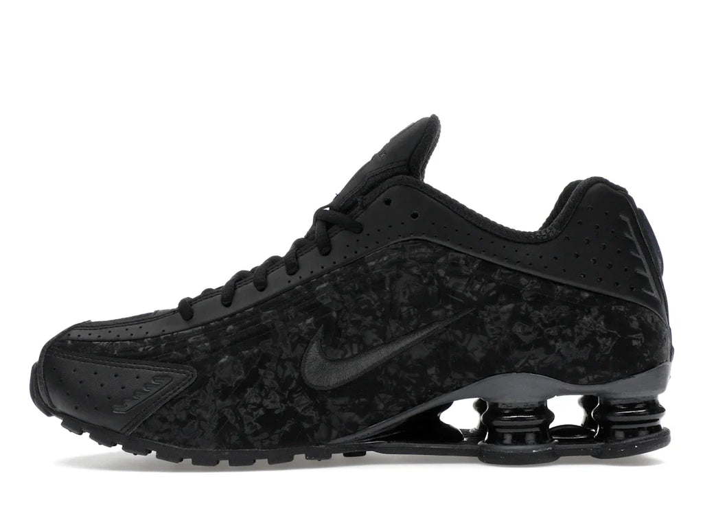 Nike Shox R4 Schwarz mit Blumenmuster (Damen)