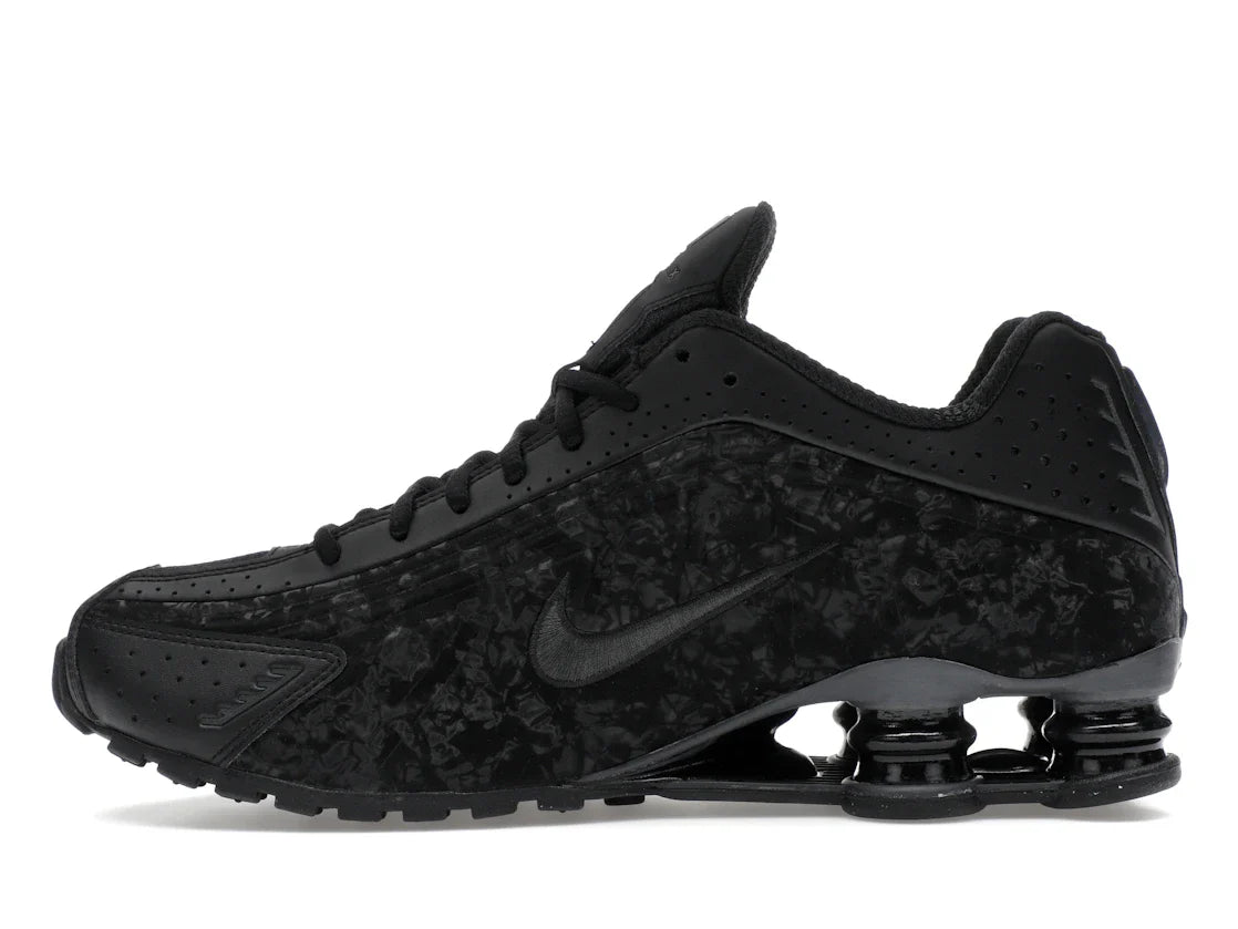 Nike Shox R4 Schwarz mit Blumenmuster (Damen)