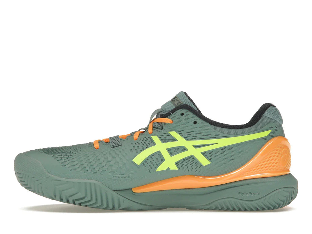 ASICS Gel-Resolution 9 Padel Celadon Sicherheitsgelb