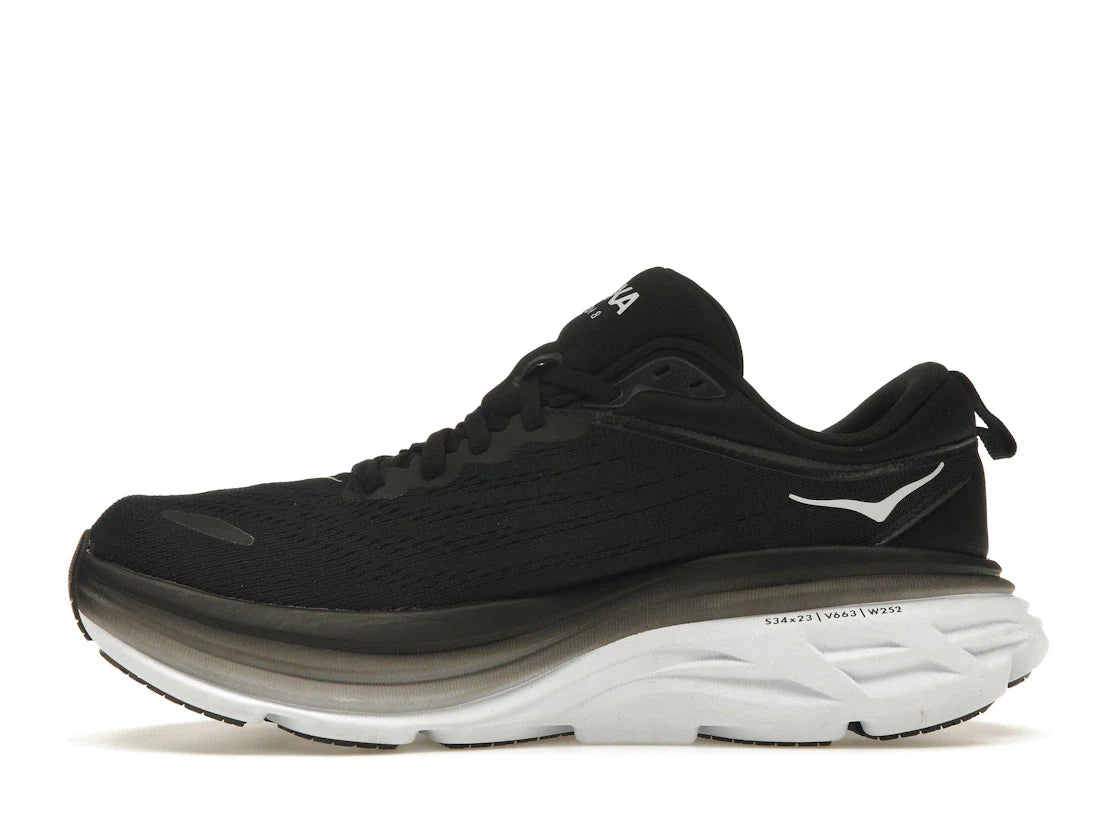 Hoka One One Bondi 8 Schwarz Weiß (Damen)