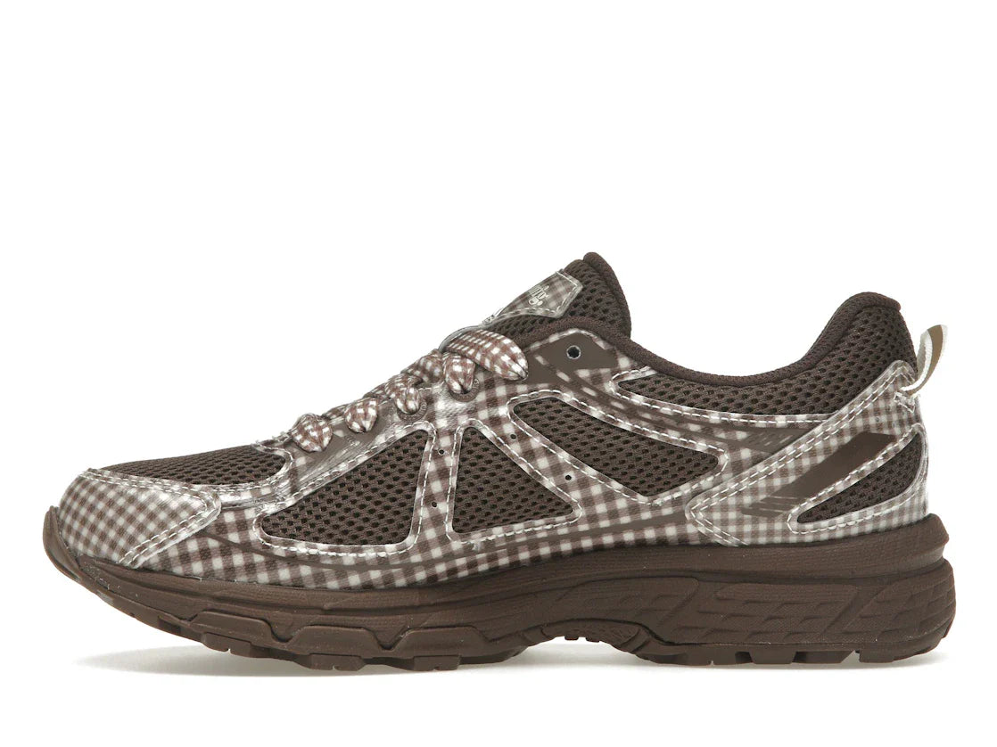ASICS Gel-Venture 6-stöckiges Modell, rotbraunes Vichy-Karo