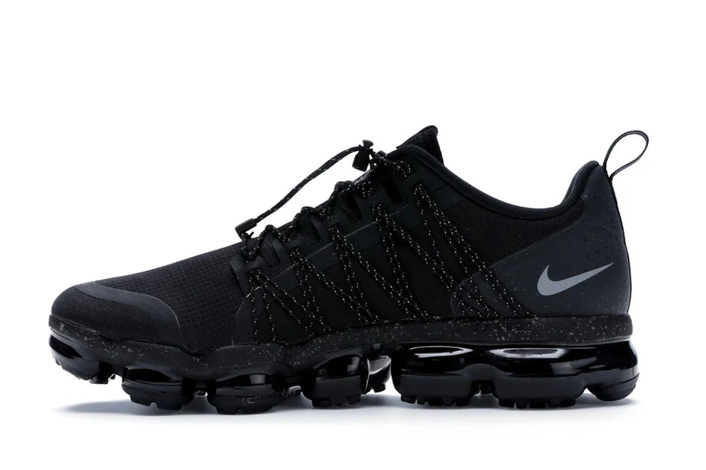 Nike Air VaporMax Run Utility Schwarz Reflektierendes Silber