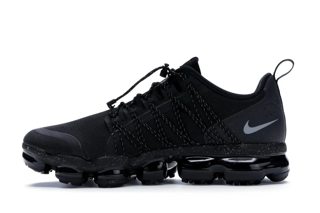 Nike Air VaporMax Run Utility Schwarz Reflektierendes Silber