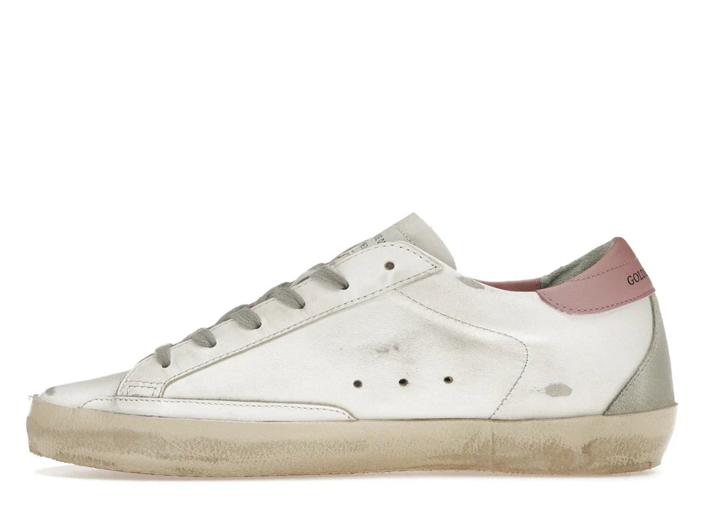 Golden Goose Super-Star Weiß Hellrosa (Damen)
