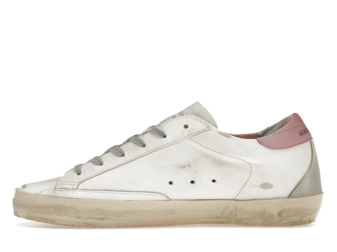 Golden Goose Super-Star Weiß Hellrosa (Damen)