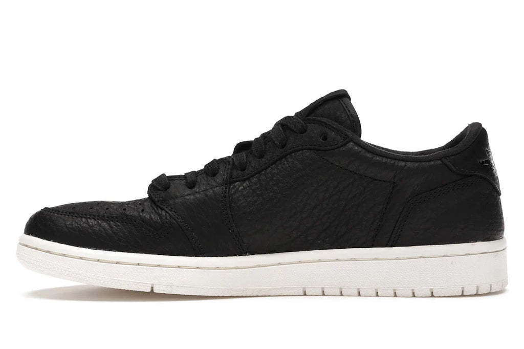Jordan 1 Retro Low Swooshless Schwarz (2016)