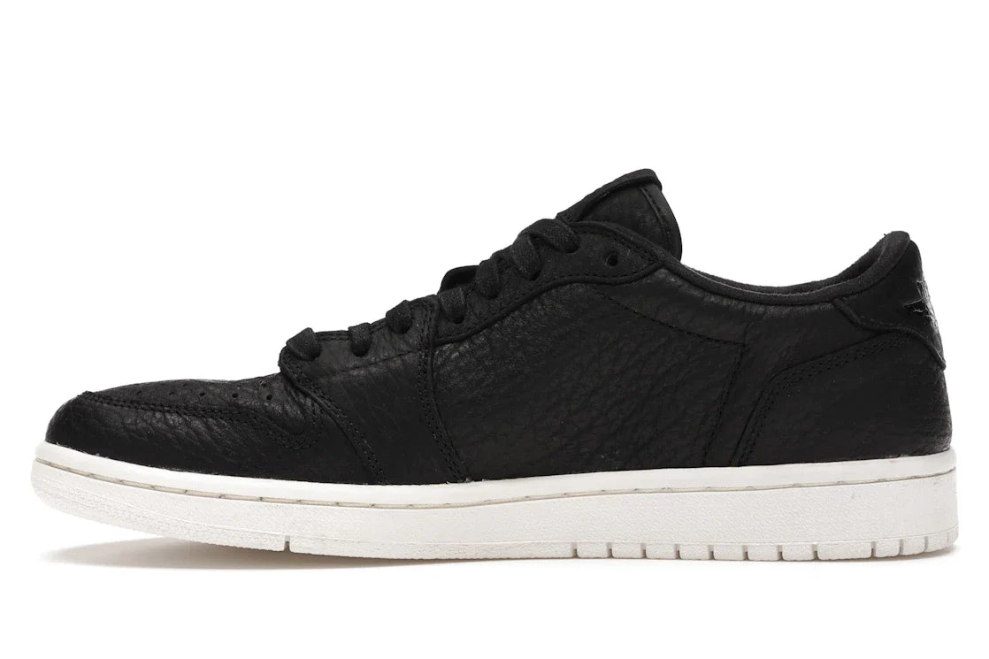 Jordan 1 Retro Low Swooshless Schwarz (2016)