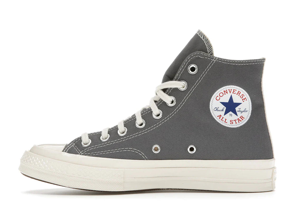 Converse Chuck Taylor All Star 70 Hi Comme des Garcons PLAY Grau