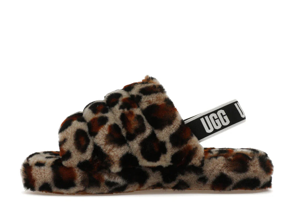 UGG Fluff Yeah Slide Leopard Amphora (Kinder)