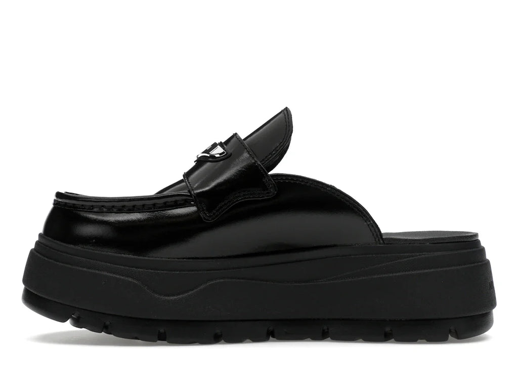 Jordan Mule Schwarz Metallic Silber (Damen)