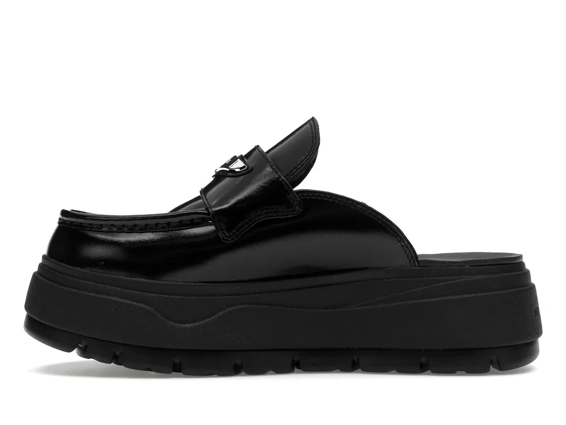 Jordan Mule Schwarz Metallic Silber (Damen)
