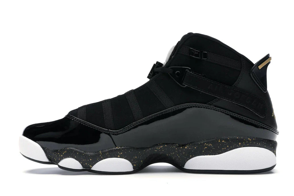Jordan 6 Rings Schwarz Metallic Gold Weiß