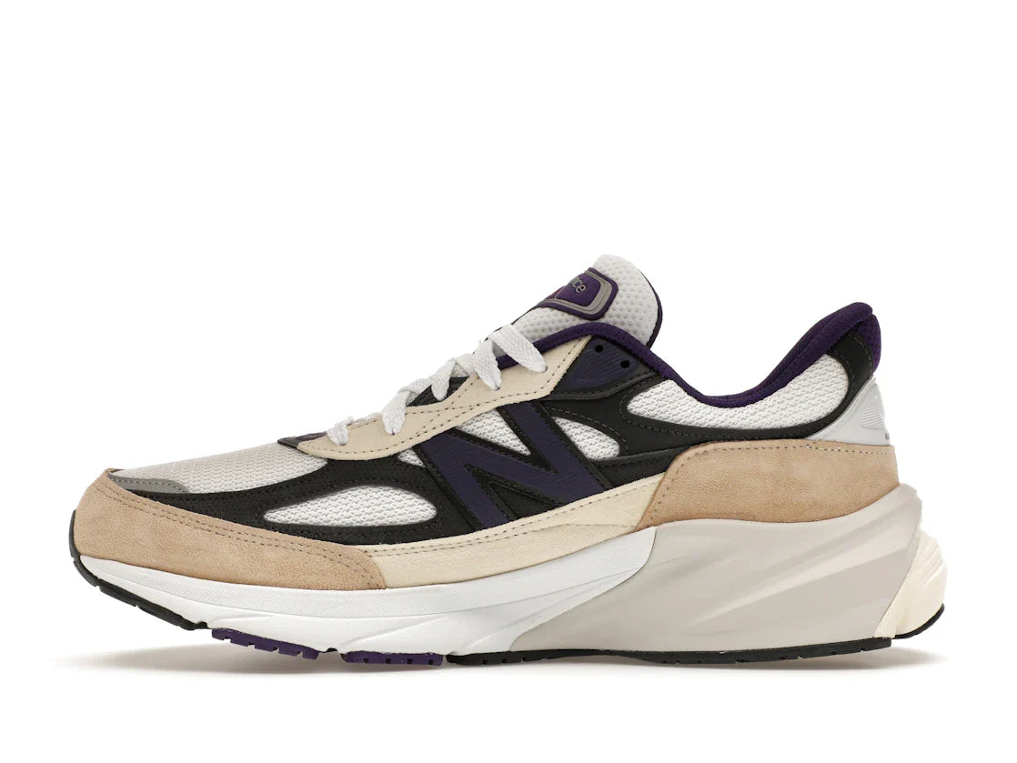 New Balance 990v6 MiUSA Teddy Santis Weiß Schwarz Pflaume