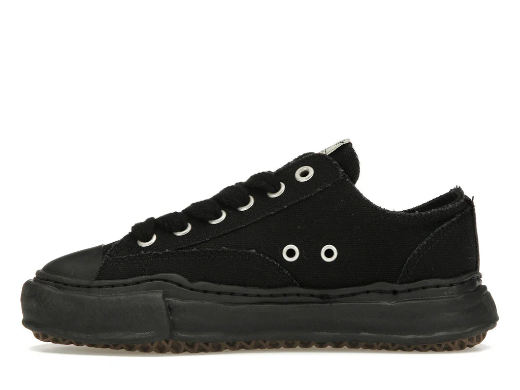 Maison Mihara Yasuhiro Peterson OG Sole Canvas Low Schwarz Schwarz