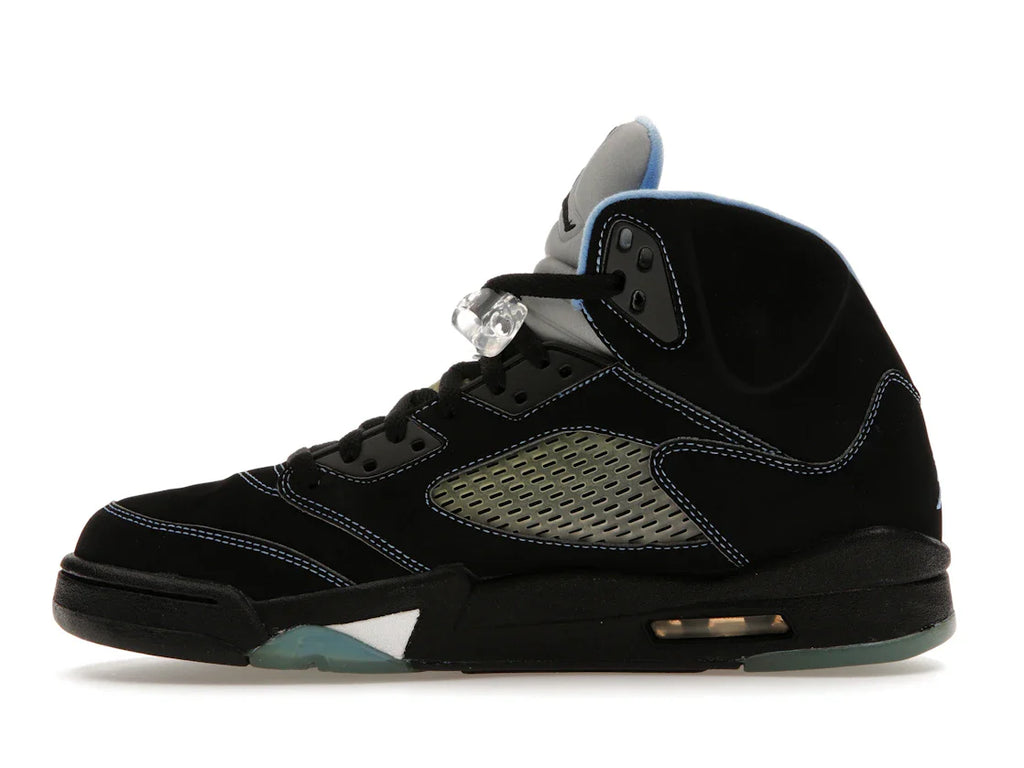 Jordan 5 Retro Schwarz/University Blue