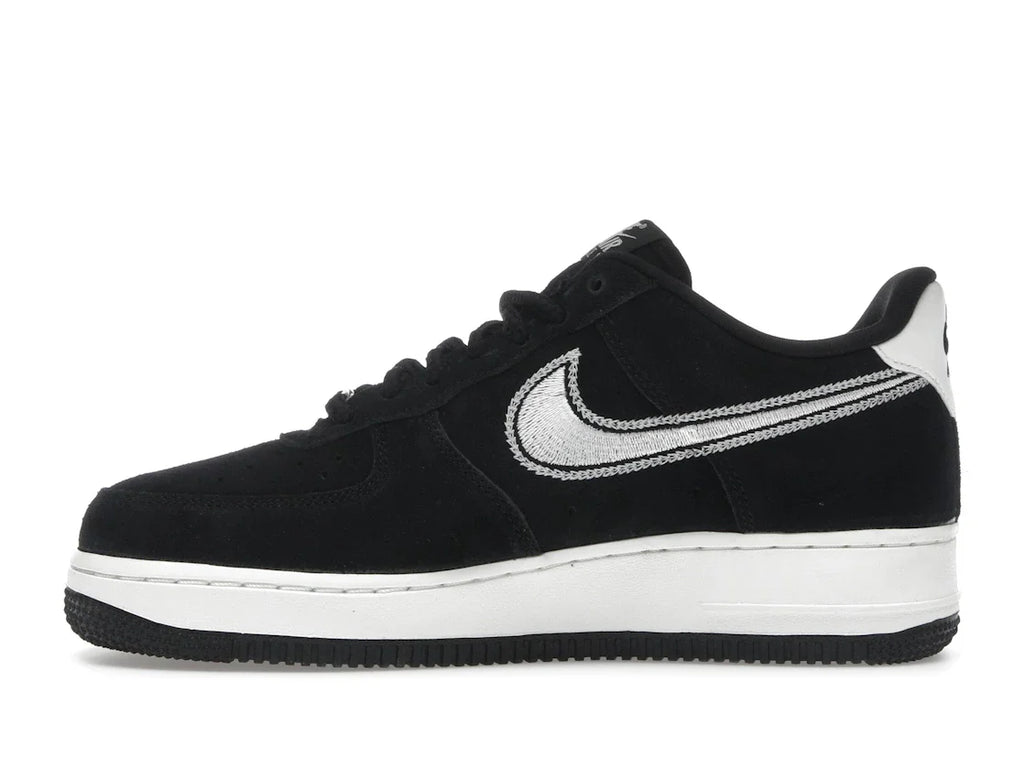 Nike Air Force 1 Low '07 LV8 Black Sail mit gesticktem Swoosh