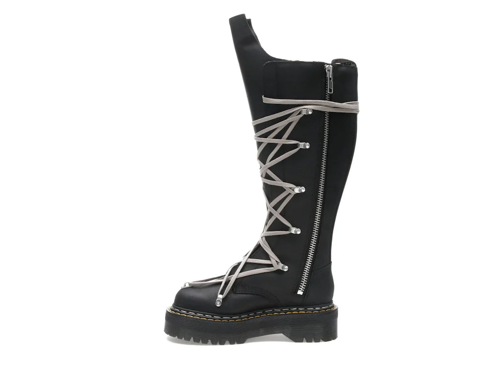 Dr. Martens 1460 DRKSHDW Quad Sole Pentalace Boot Rick Owens Schwarz