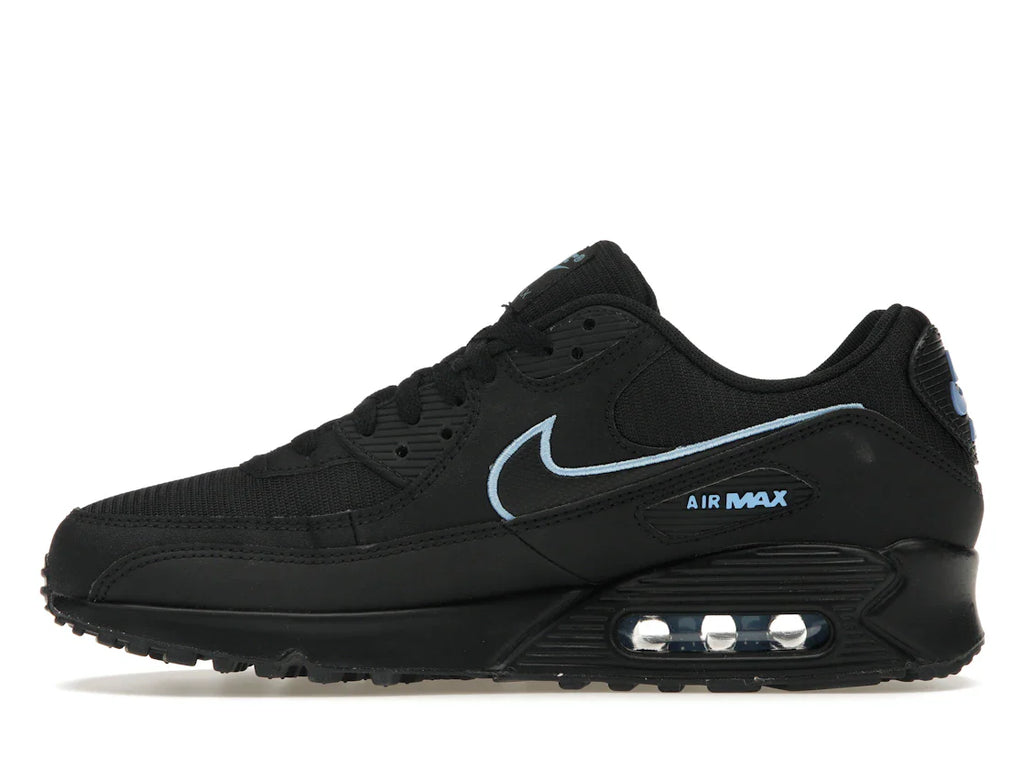 Nike Air Max 90 Schwarz Universitätsblau