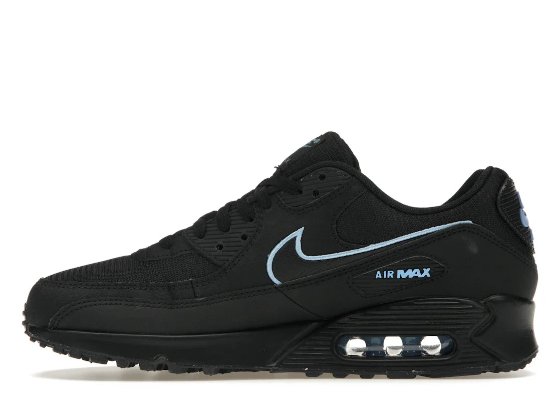 Nike Air Max 90 Schwarz Universitätsblau
