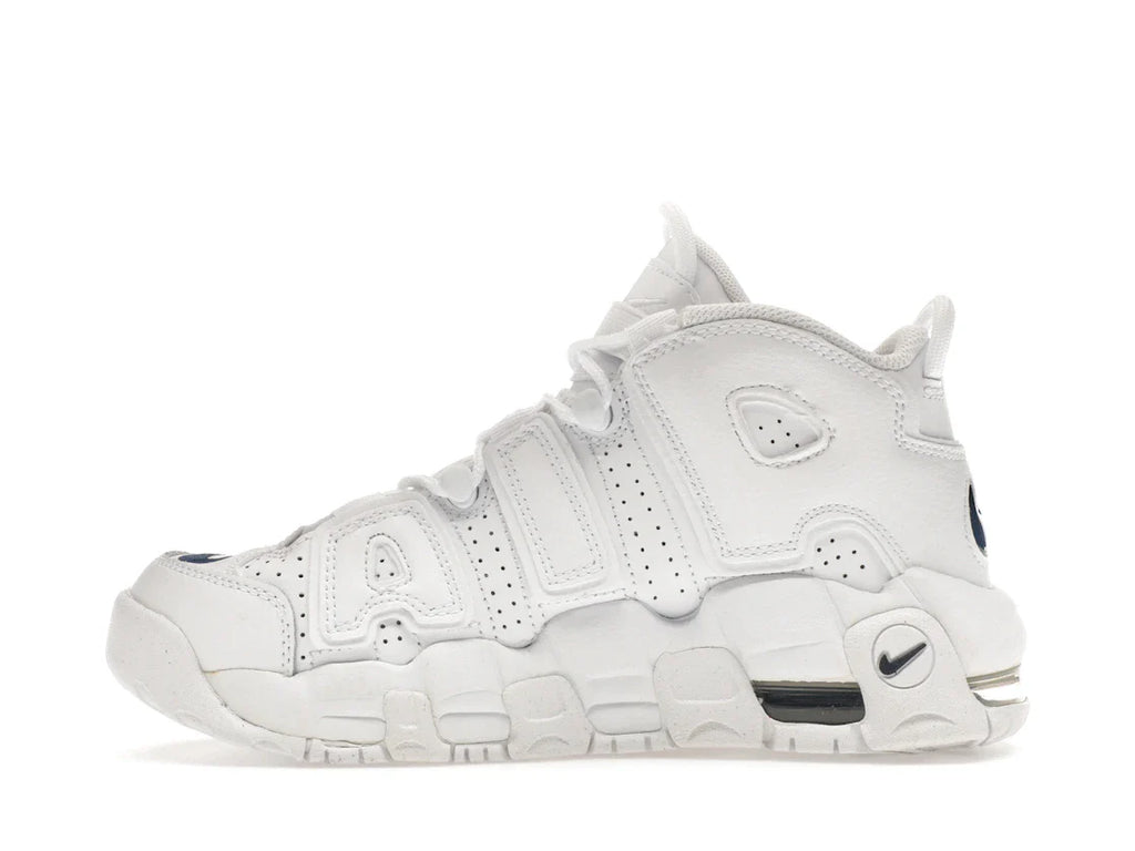 Nike Air More Uptempo Weiß Mitternachtsblau (GS)