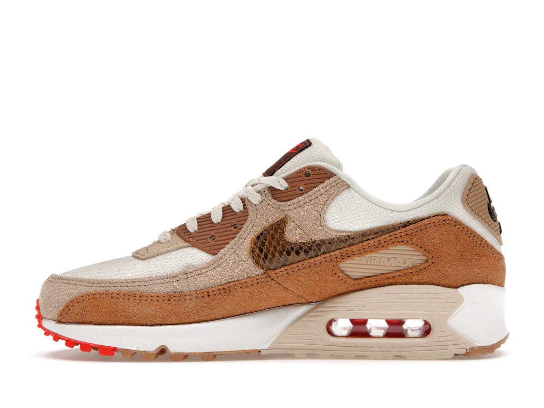 Nike Air Max 90 SE Pale Ivory Snakeskin Swoosh (Damen)