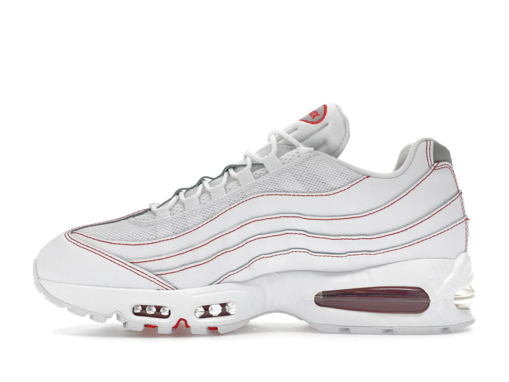 Nike Air Max 95 OG Big Bubble Weiß Universitätsrot
