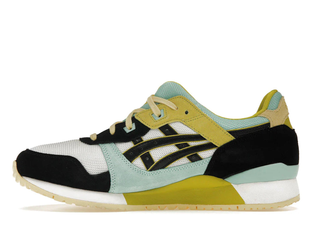 ASICS Gel-Lyte III OG Weiß Schwarz Moosgrün Blau