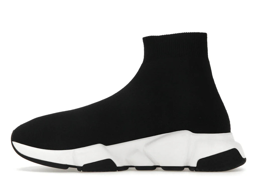 Balenciaga Speed Graffiti Sneaker Weiß Schwarzes Logo (Damen)