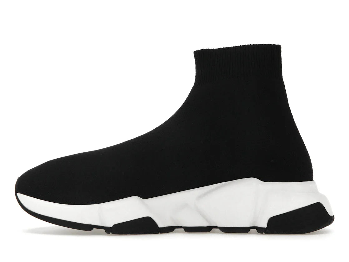 Balenciaga Speed Graffiti Sneaker Weiß Schwarzes Logo (Damen)