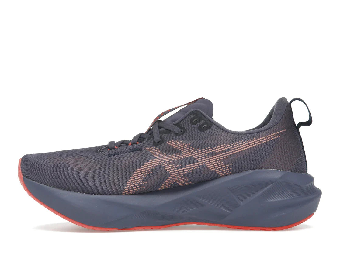 ASICS Novablast 5 Grauviolett Korallenriff