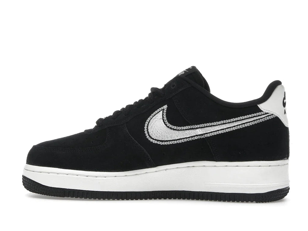 Nike Air Force 1 Low '07 LV8 Black Sail mit gesticktem Swoosh