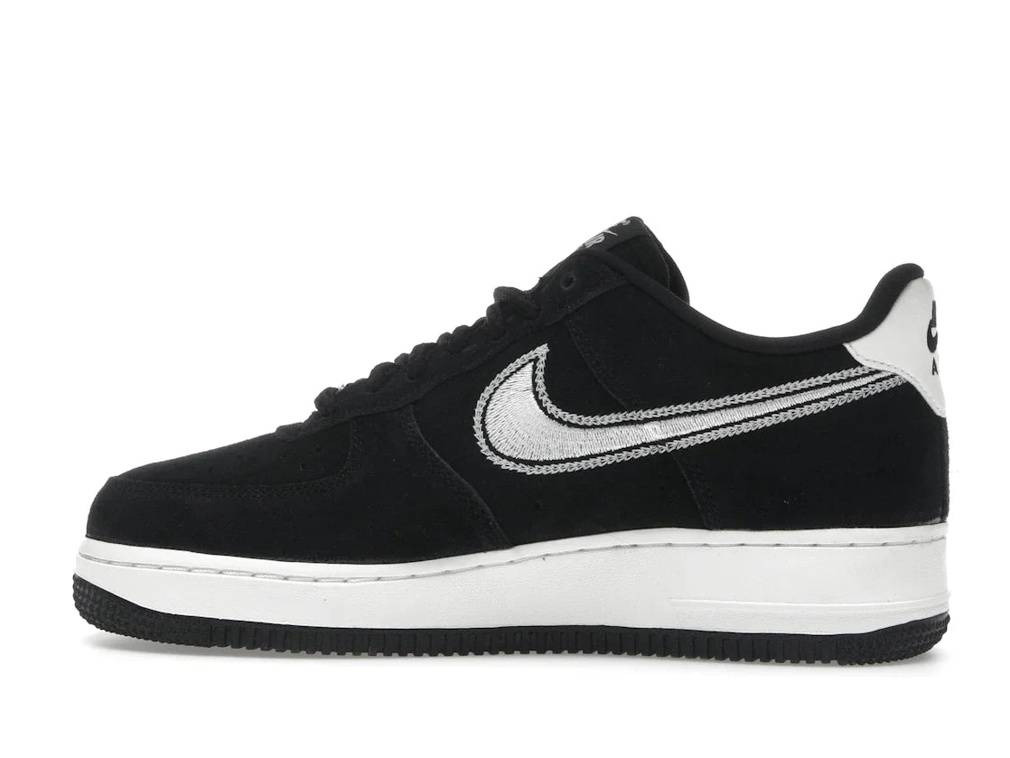 Nike Air Force 1 Low '07 LV8 Black Sail mit gesticktem Swoosh
