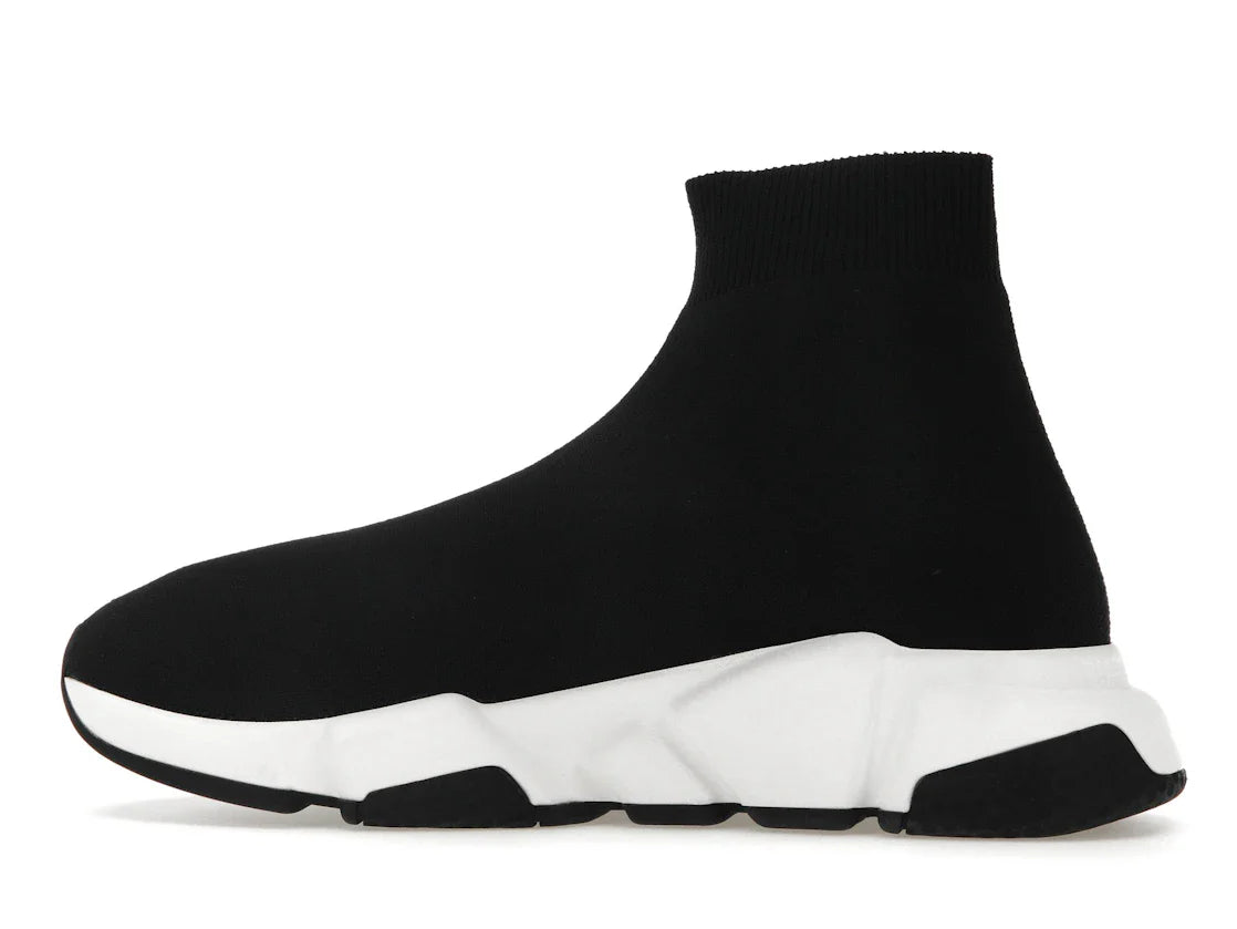 Balenciaga Speed Graffiti Sneaker Weiß Schwarzes Logo (Damen)