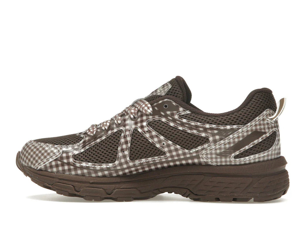 ASICS Gel-Venture 6-stöckiges Modell, rotbraunes Vichy-Karo